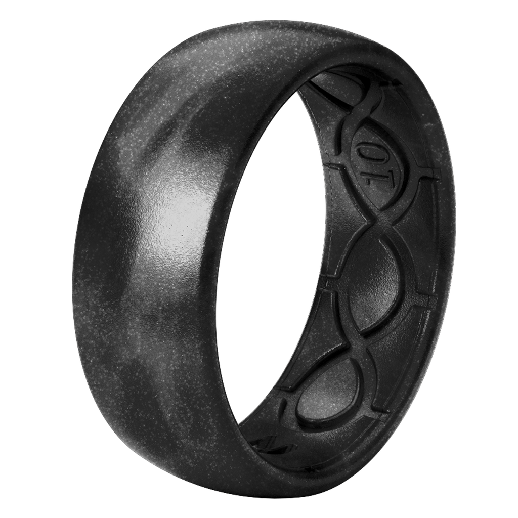 Elements Silicone Ring Black Pearl / 12