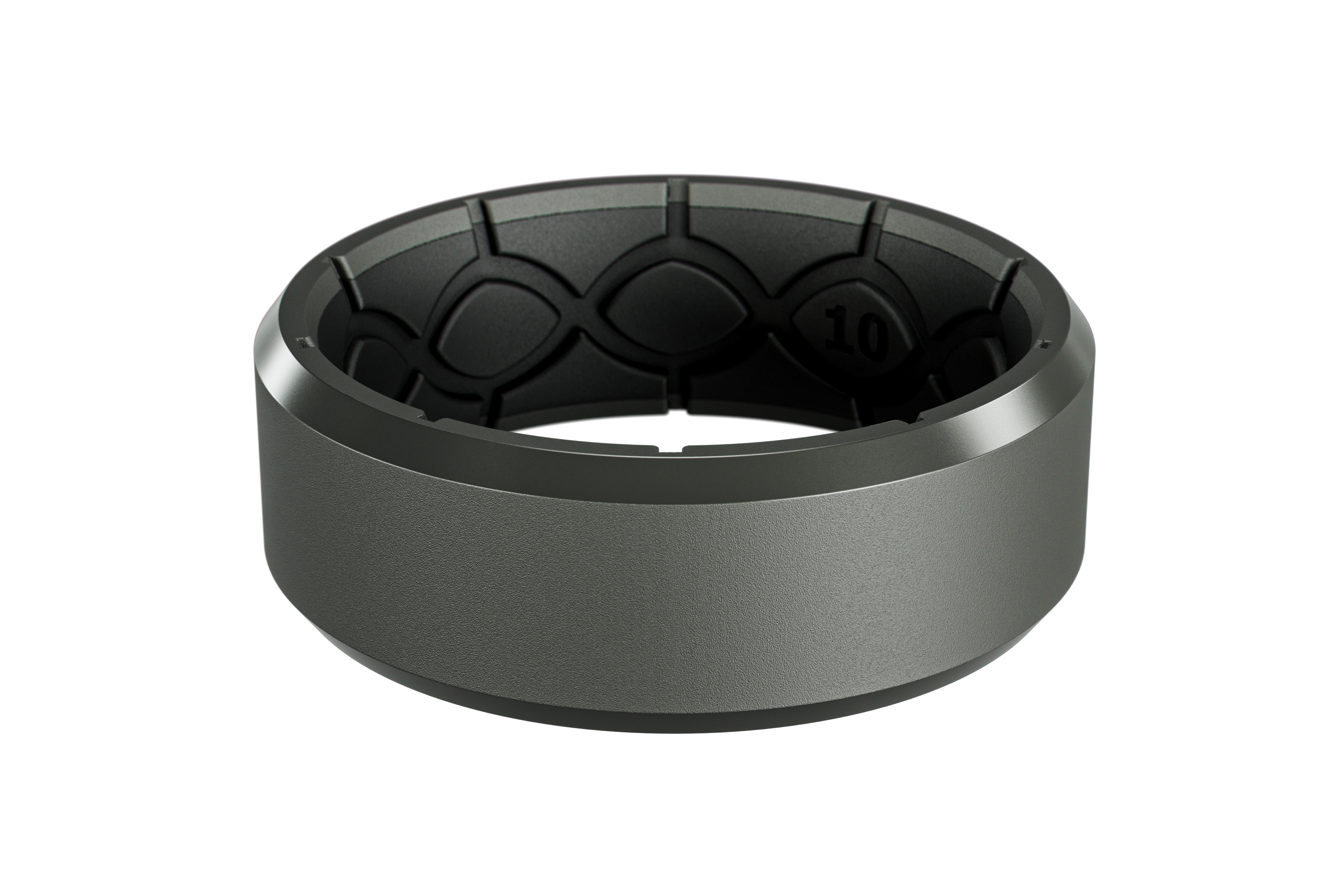 Groove Life Zeus Edge Silicone Ring Shadowed Olive