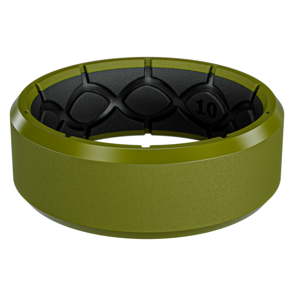 Get Your Zeus Olive Drab & Black Trainer Silicone Ring