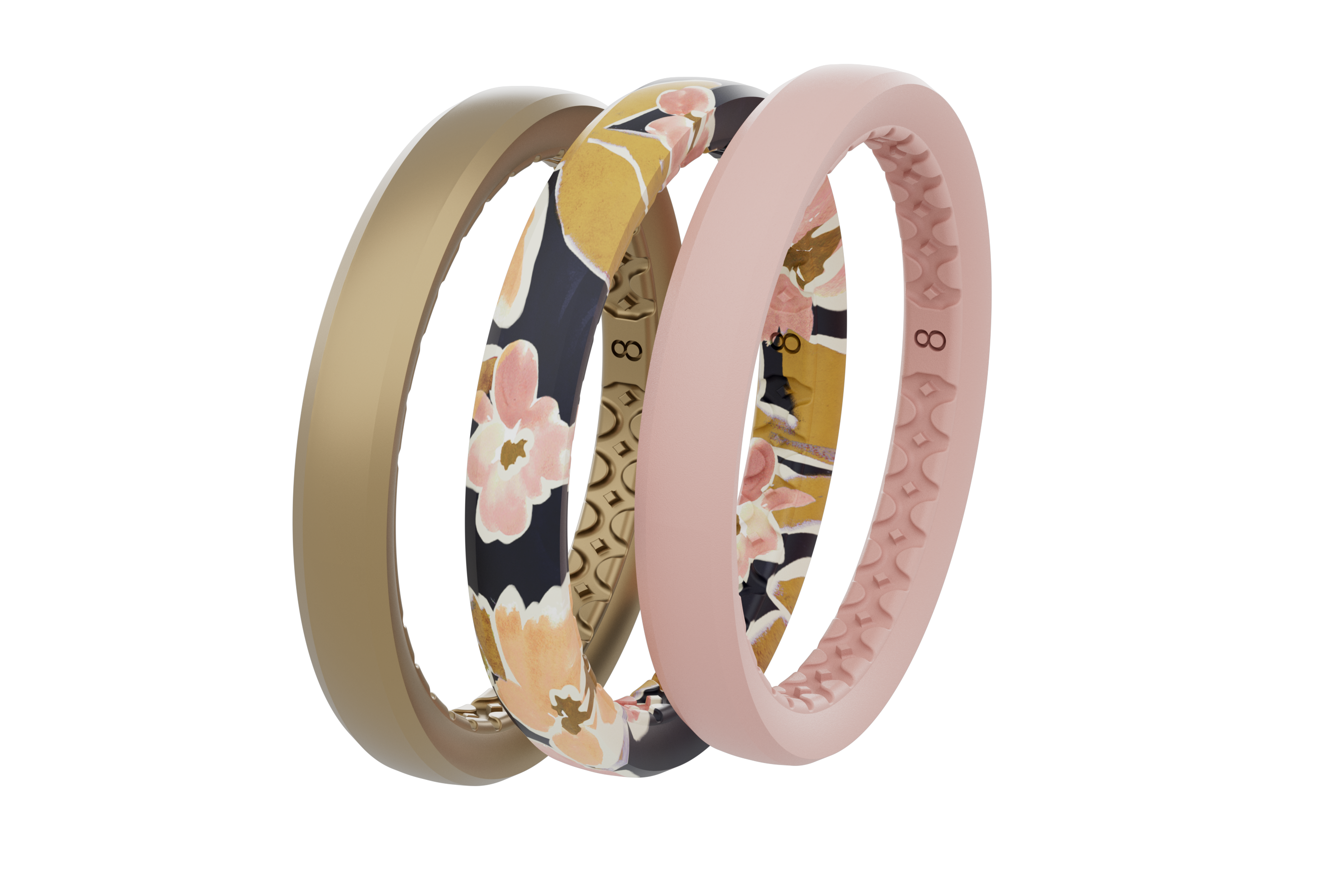 blush stackable ring view 2