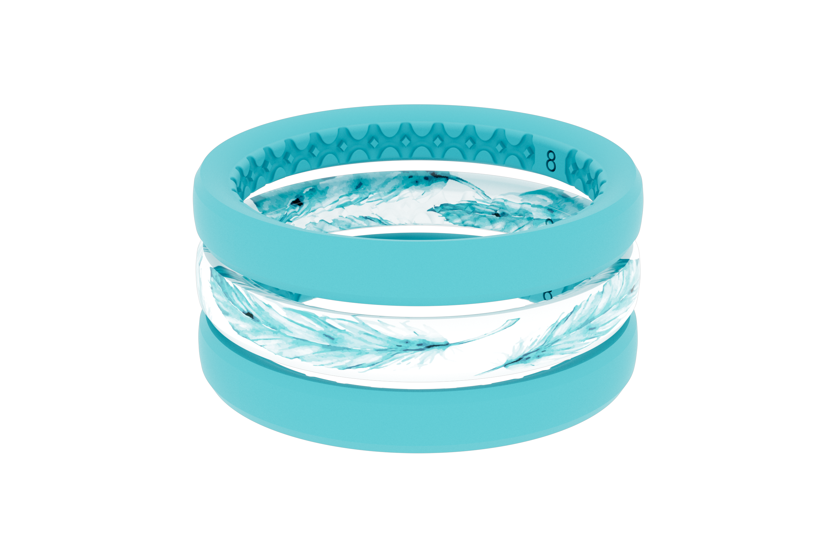 Feather - Stackable Ring - 4
