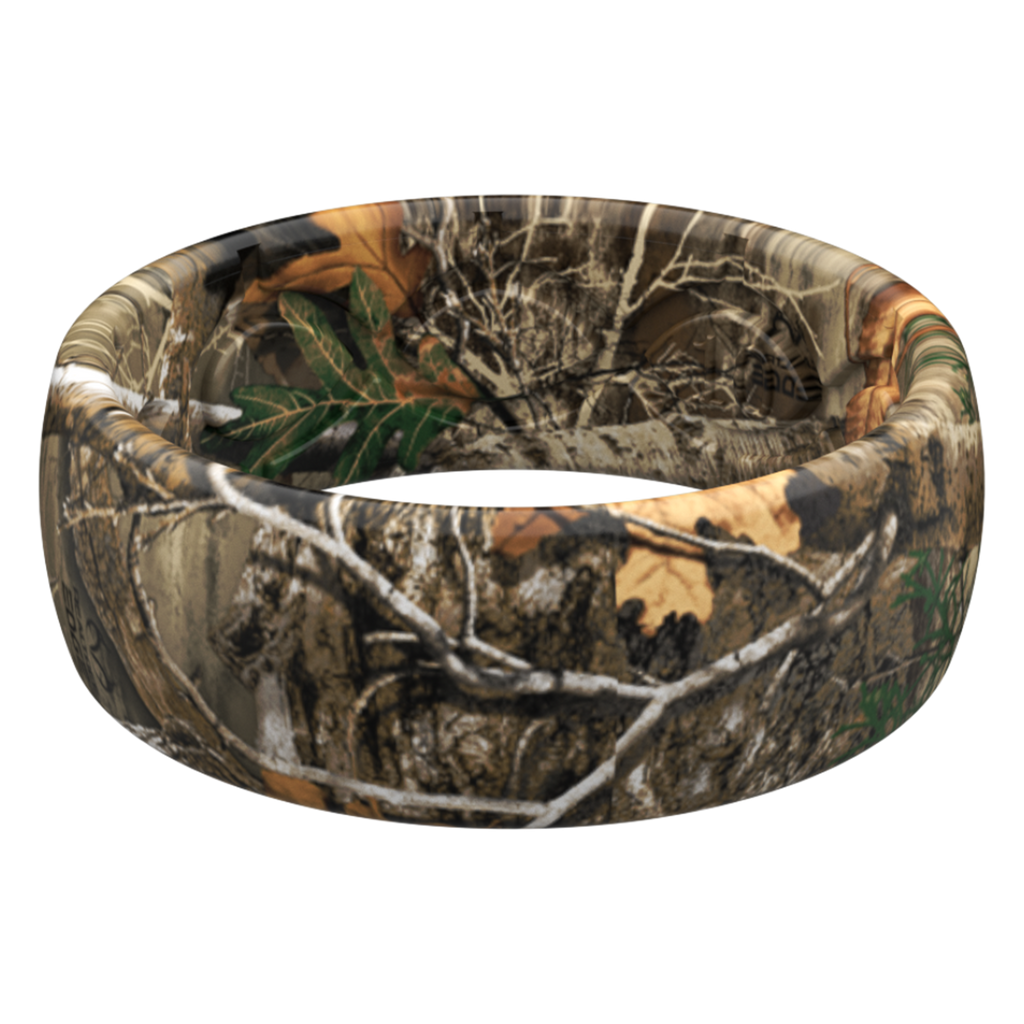 Realtree rubber hot sale wedding bands