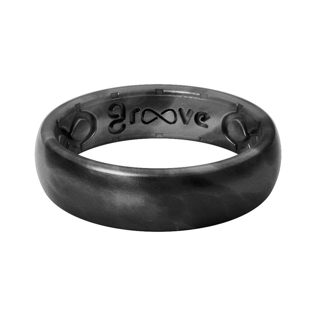 Groove Life Thin Pearl Metallic Silicone Ring—Women's – Mino's Gifts