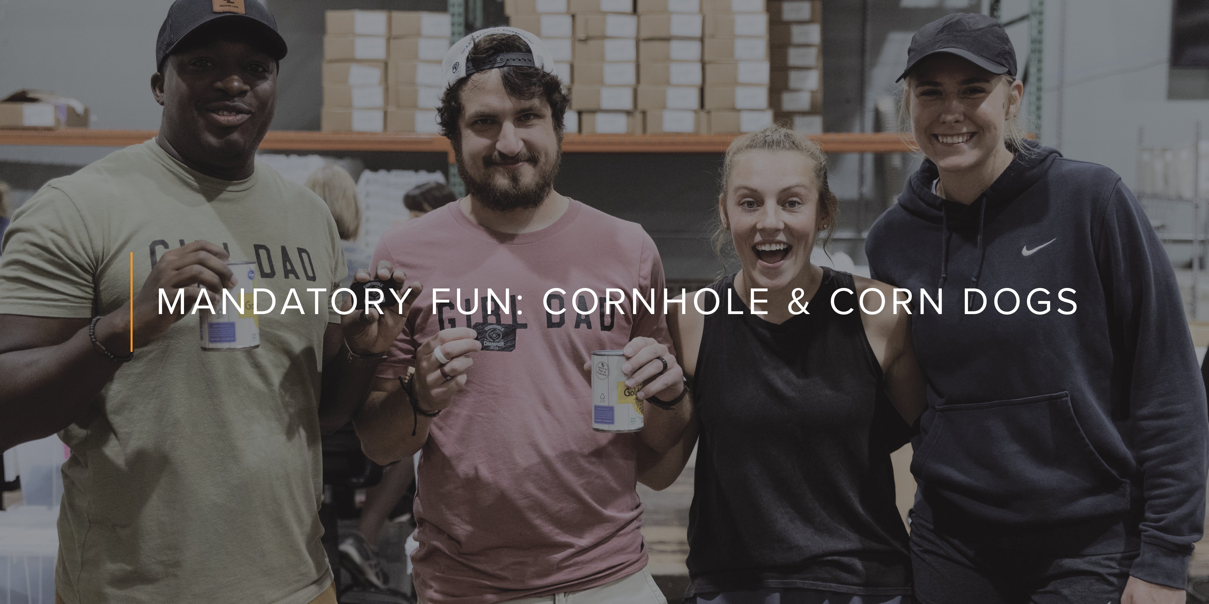 Mandatory Fun: Cornhole & Corn Dogs
