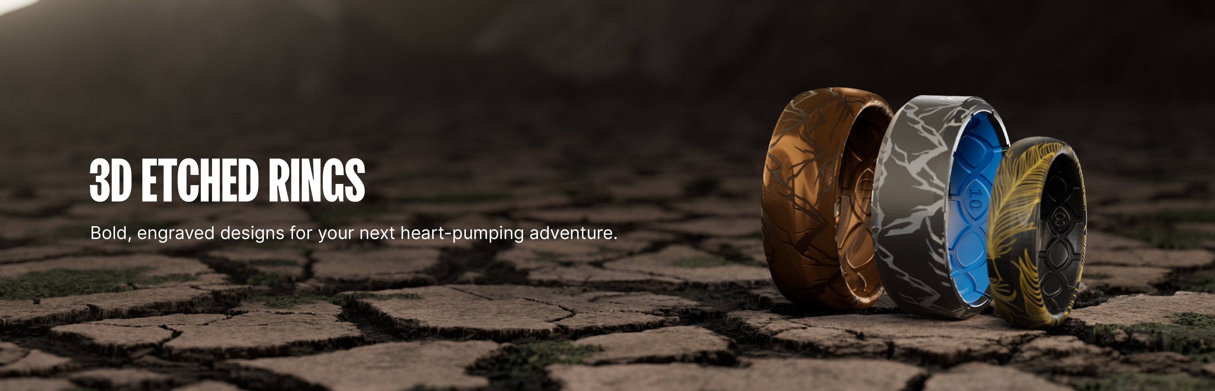 Groove Life 3D Etched Rings