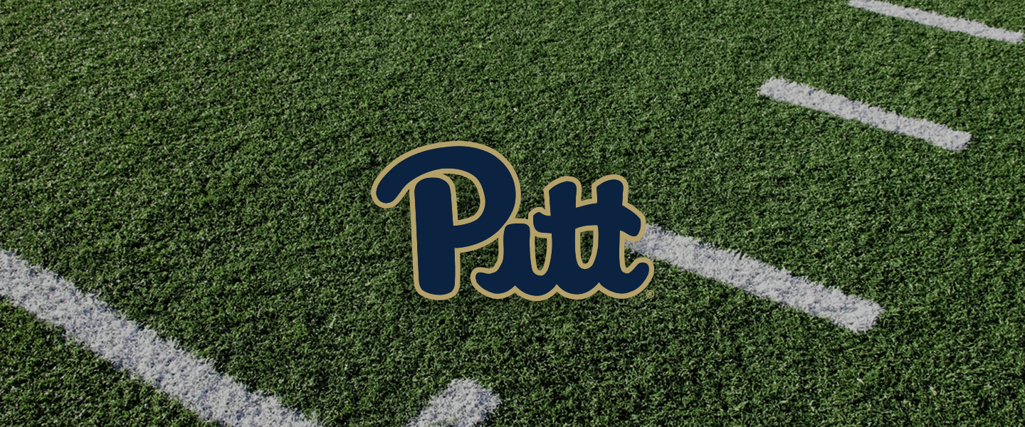Pittsburgh logo on football field