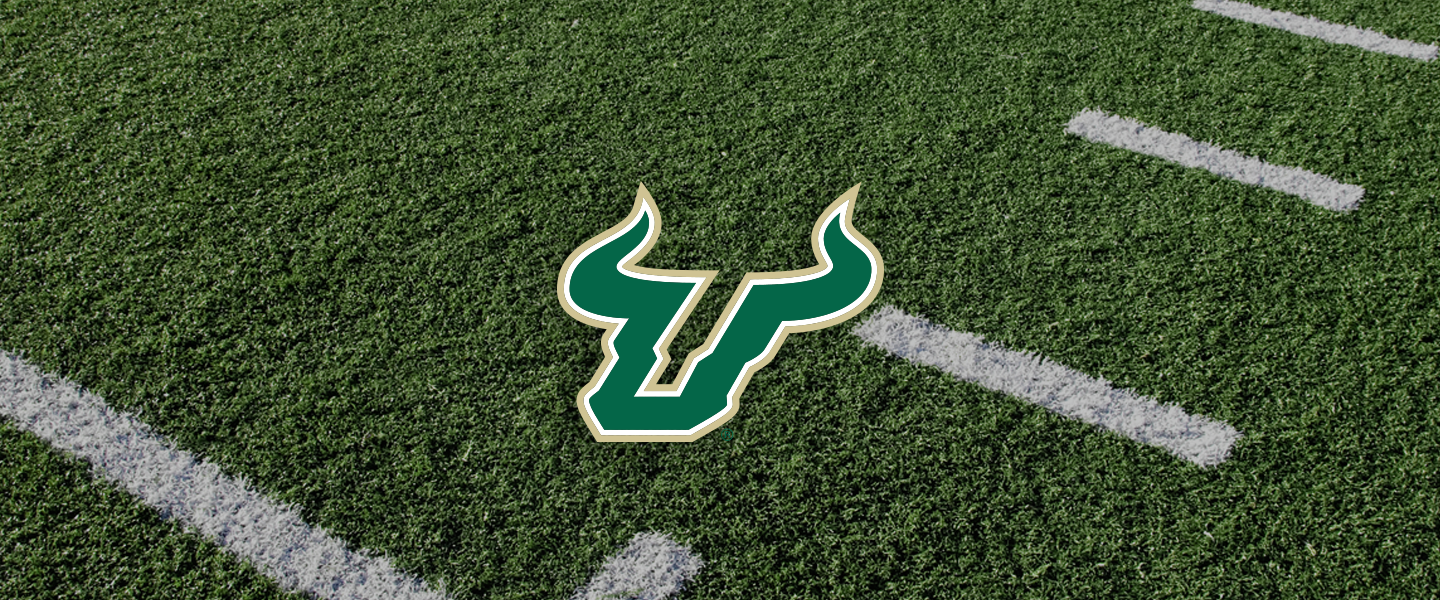 South Florida logo on football field