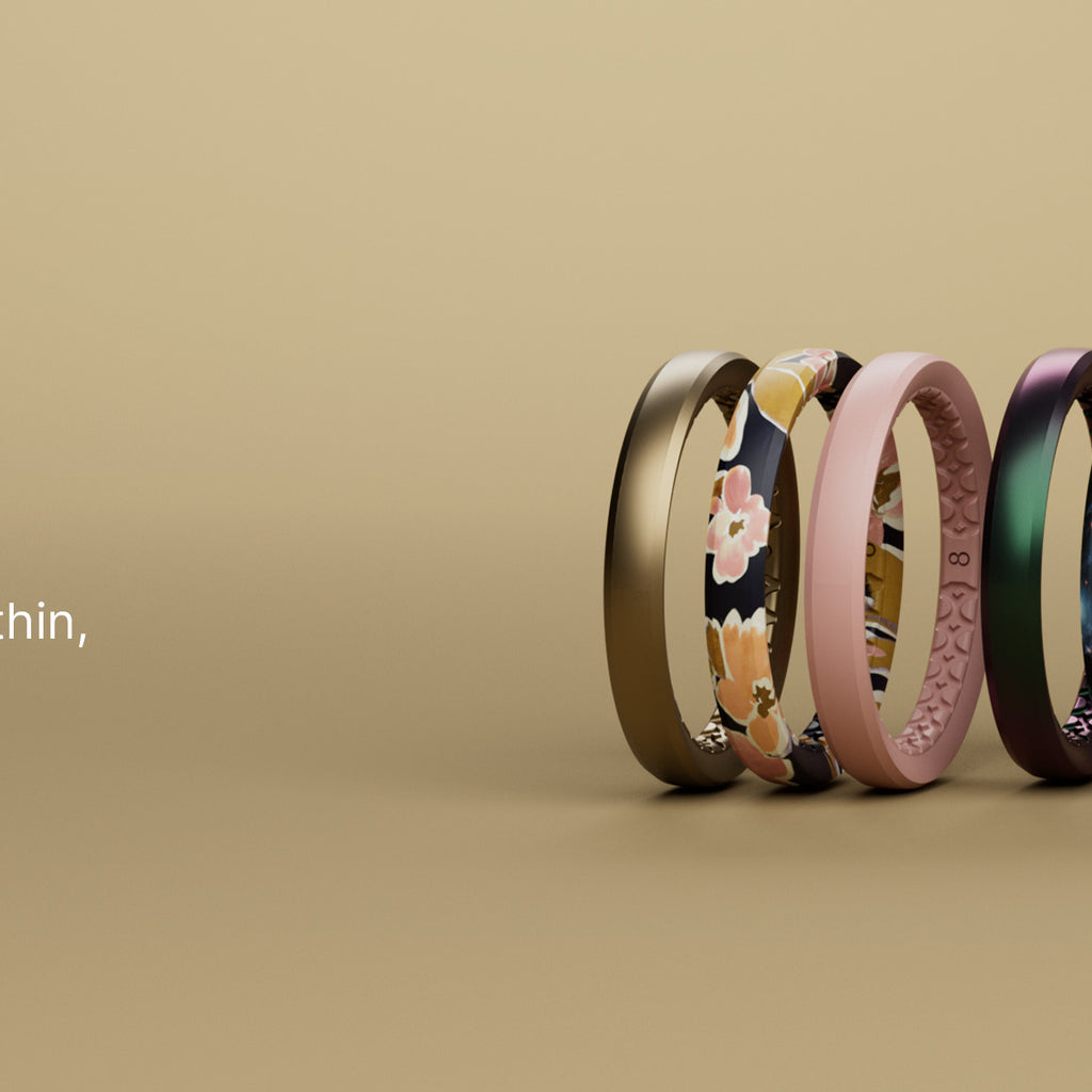 Stackable Silicone Rings | Mix & Match Styles by Groove Life