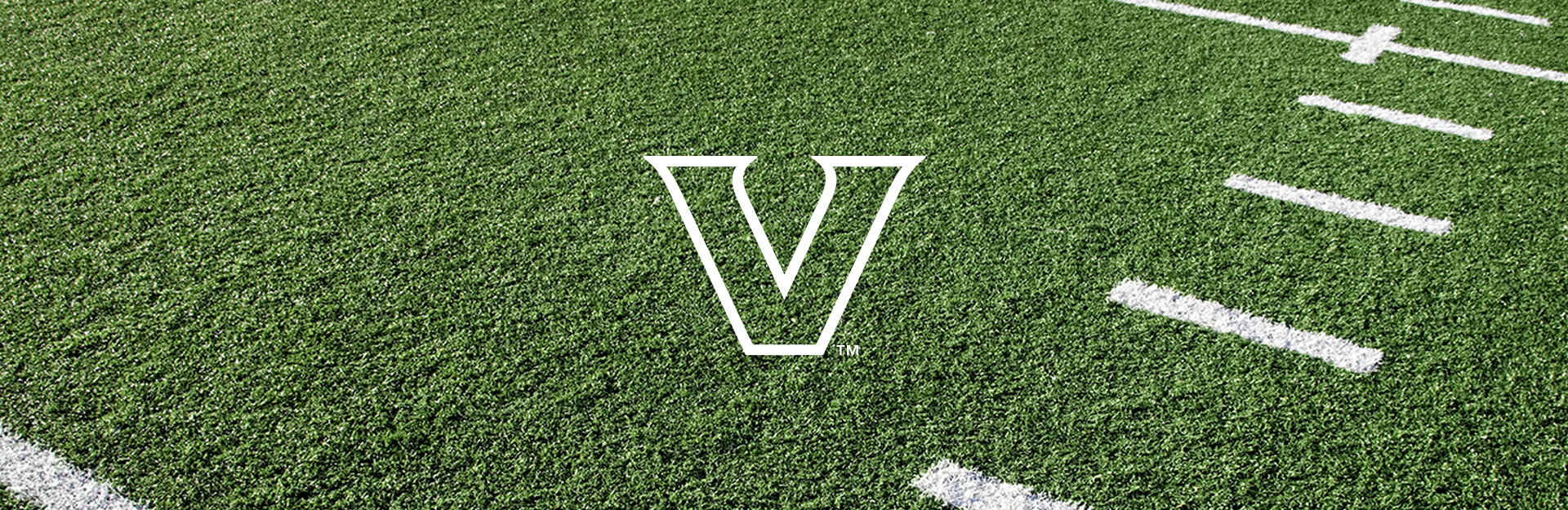 Vanderbilt logo on football field