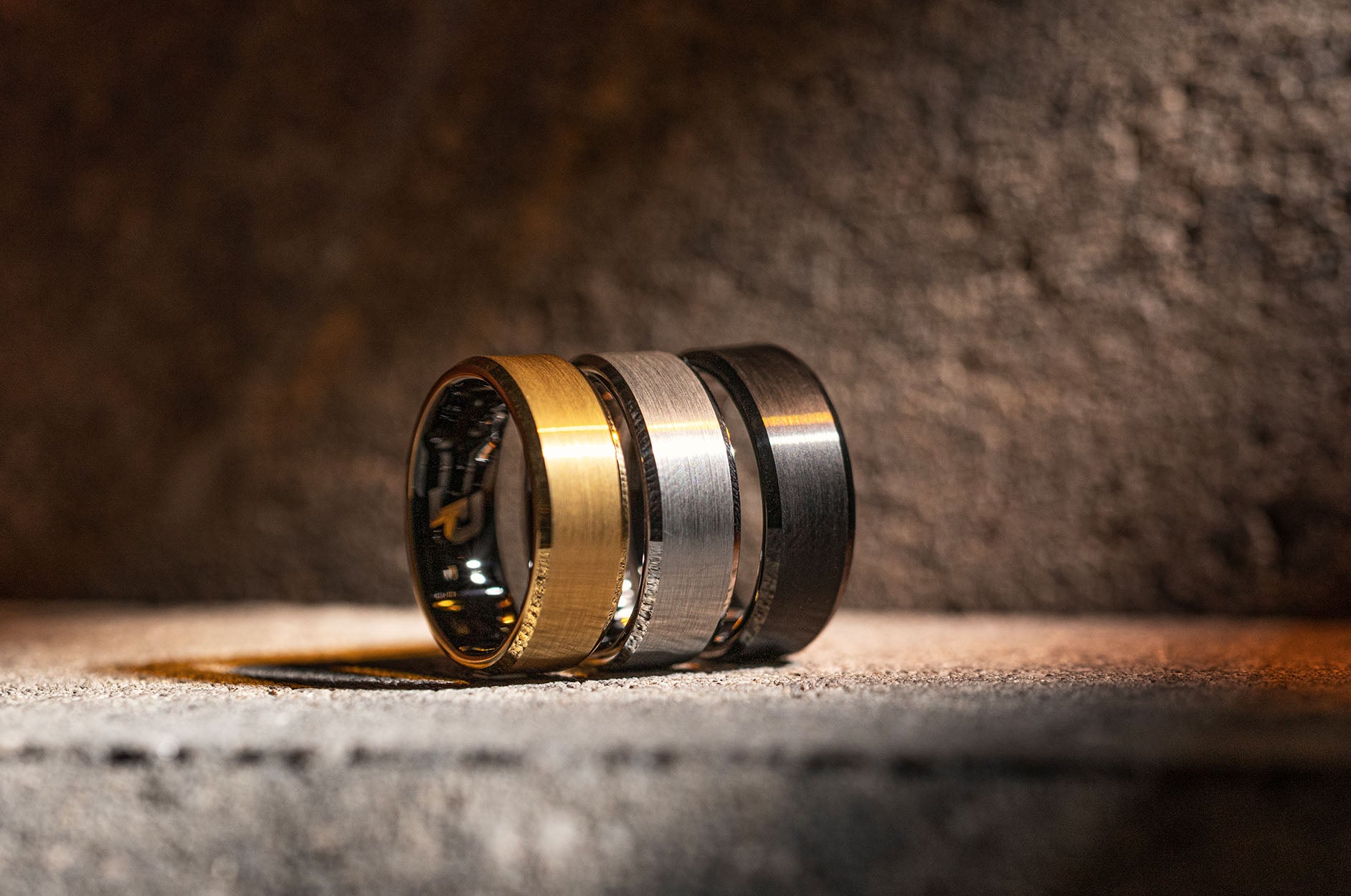 Groove Ring Tungsten and Zeus Silicone 2-Ring System