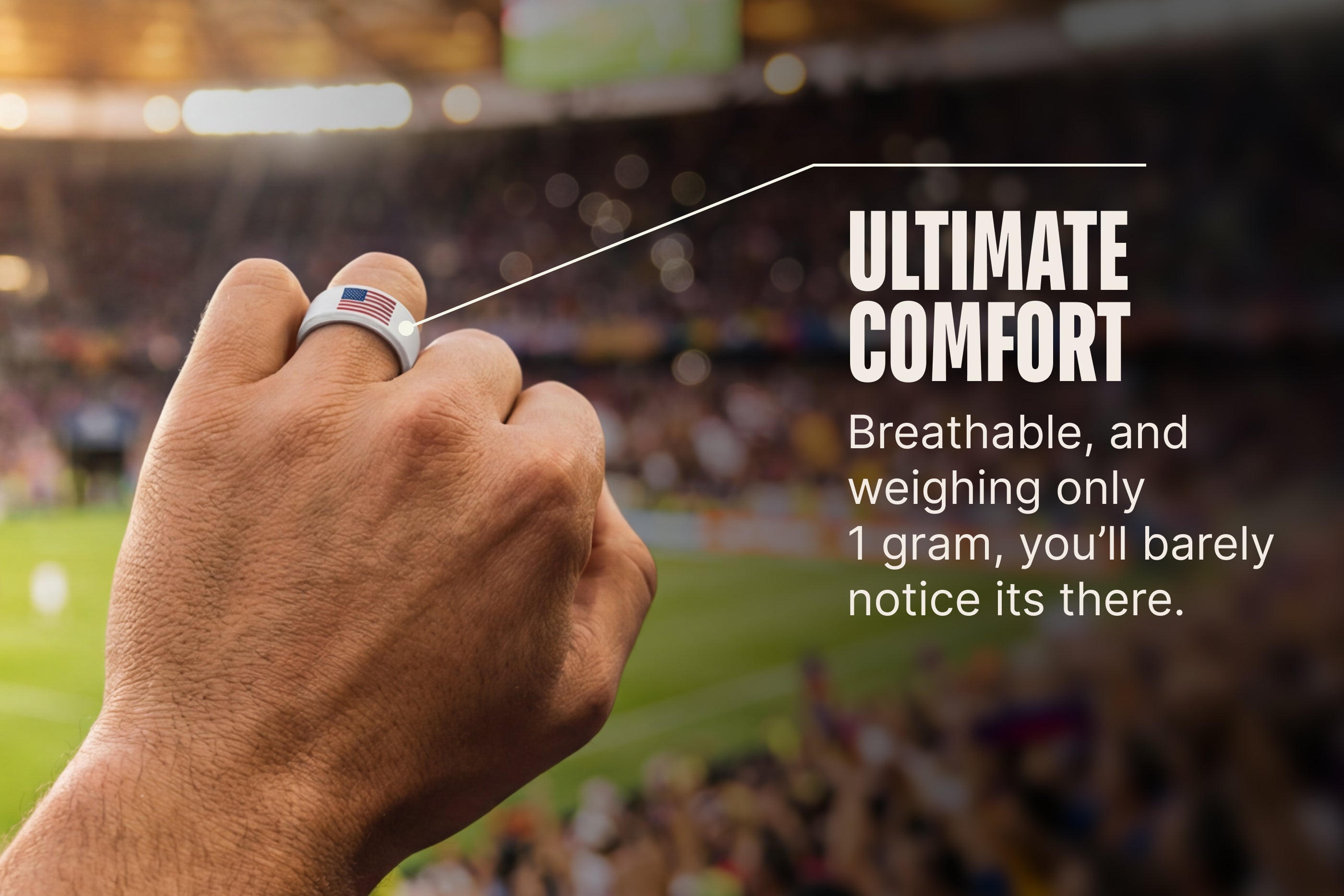 Groove Ring® - USA Flag | Limited Edition Zeus Ring by Groove Life