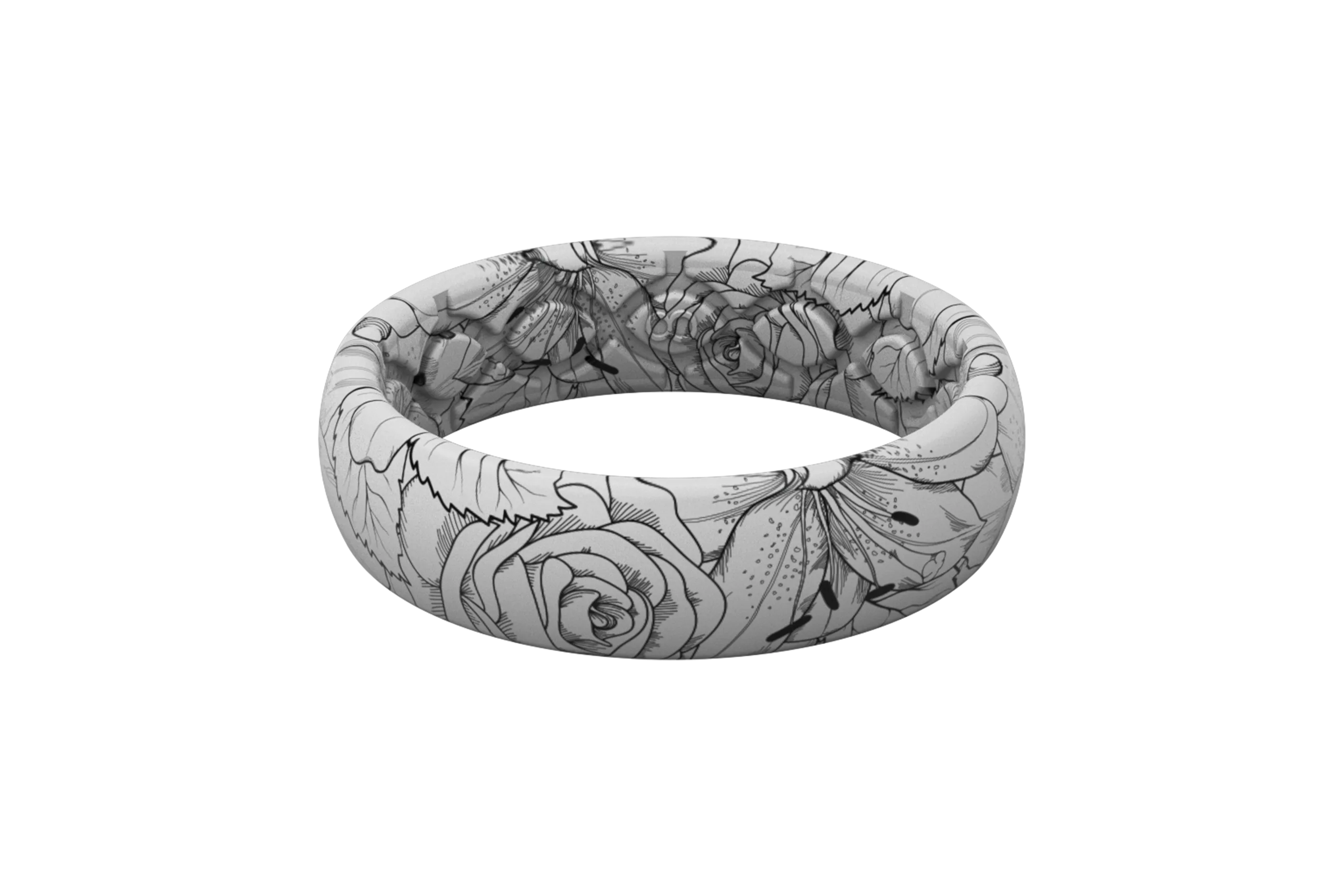 Winter Rose Ring Groove Aspire Groove Life