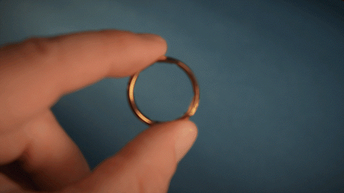 Metal rings don't breathe, so your finger sweats all day.
