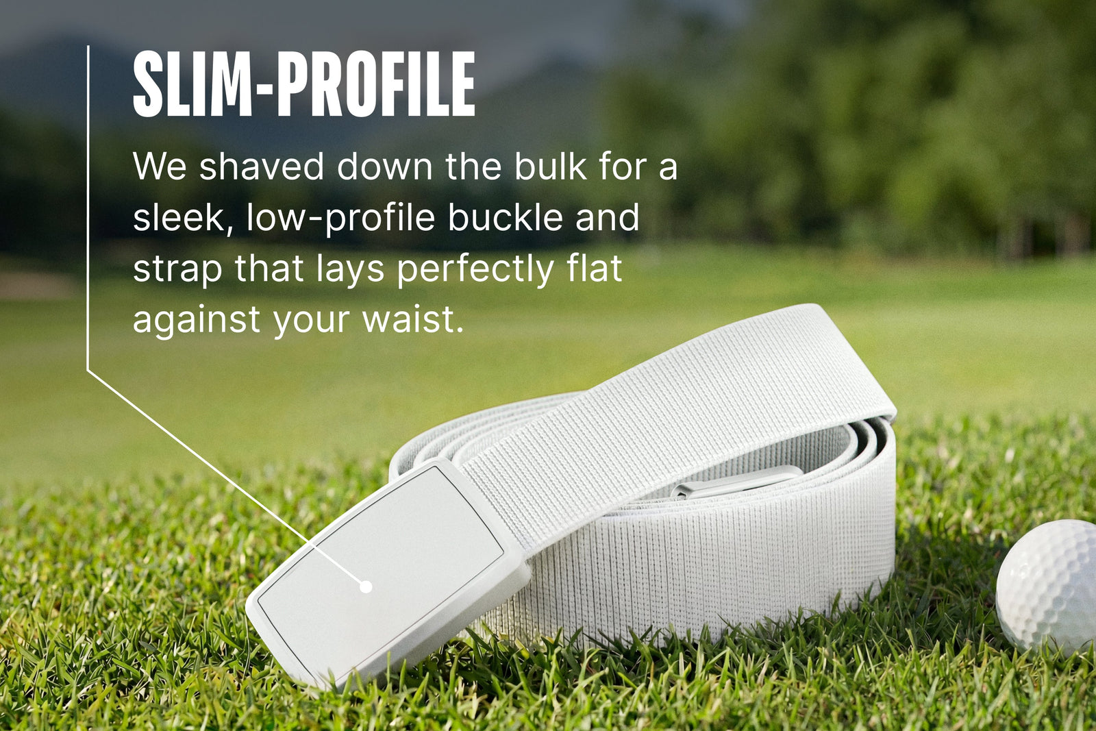 Groove Golf Belt Pro® - White image 1