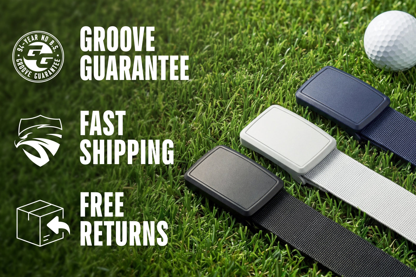 Groove Golf Belt Pro® - White image 6