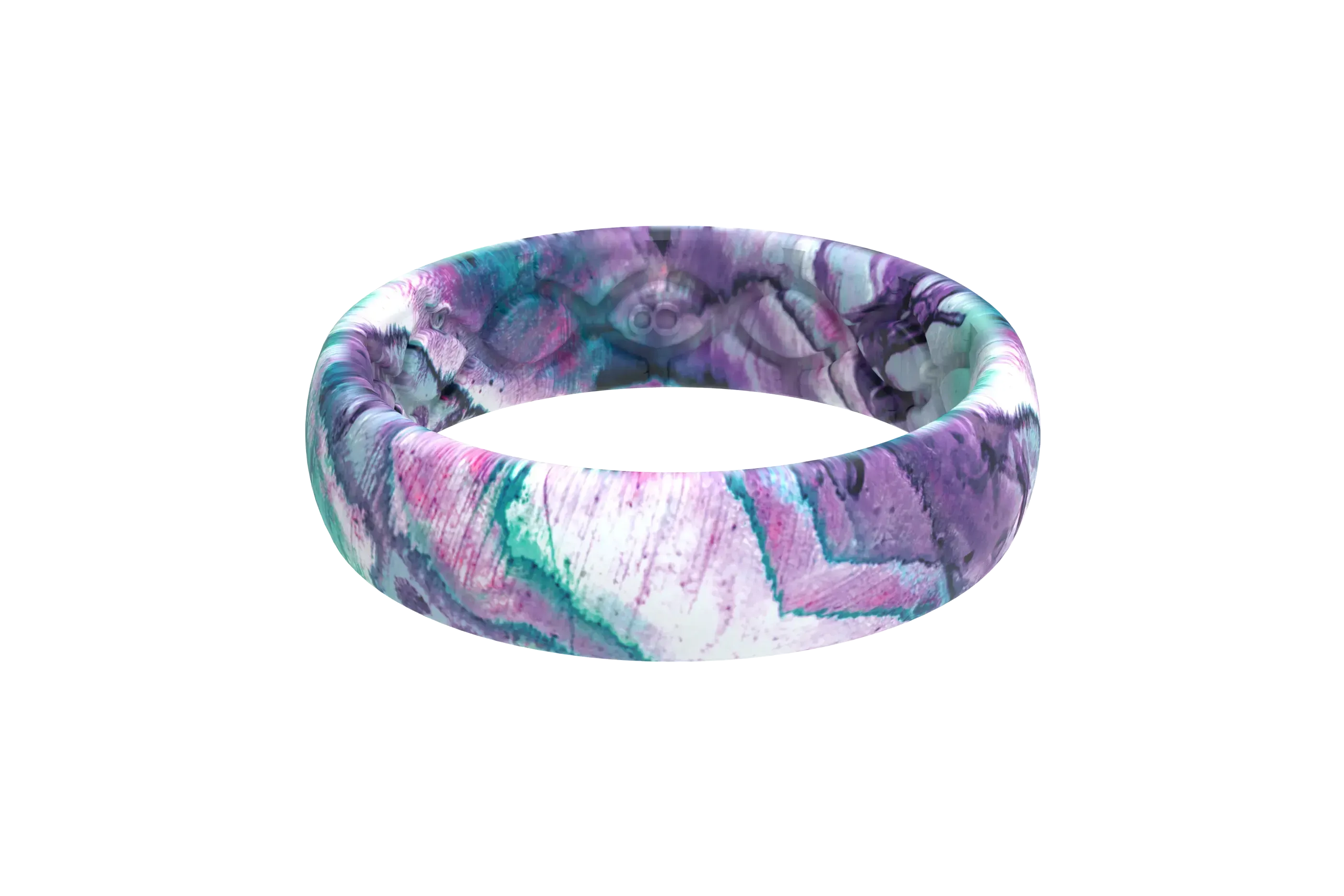 Abalone Thin Ring viewed from front
