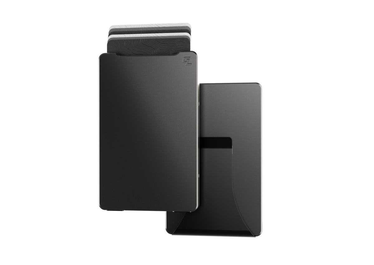 Groove Life wallet with money clip and cards sticking out of the top