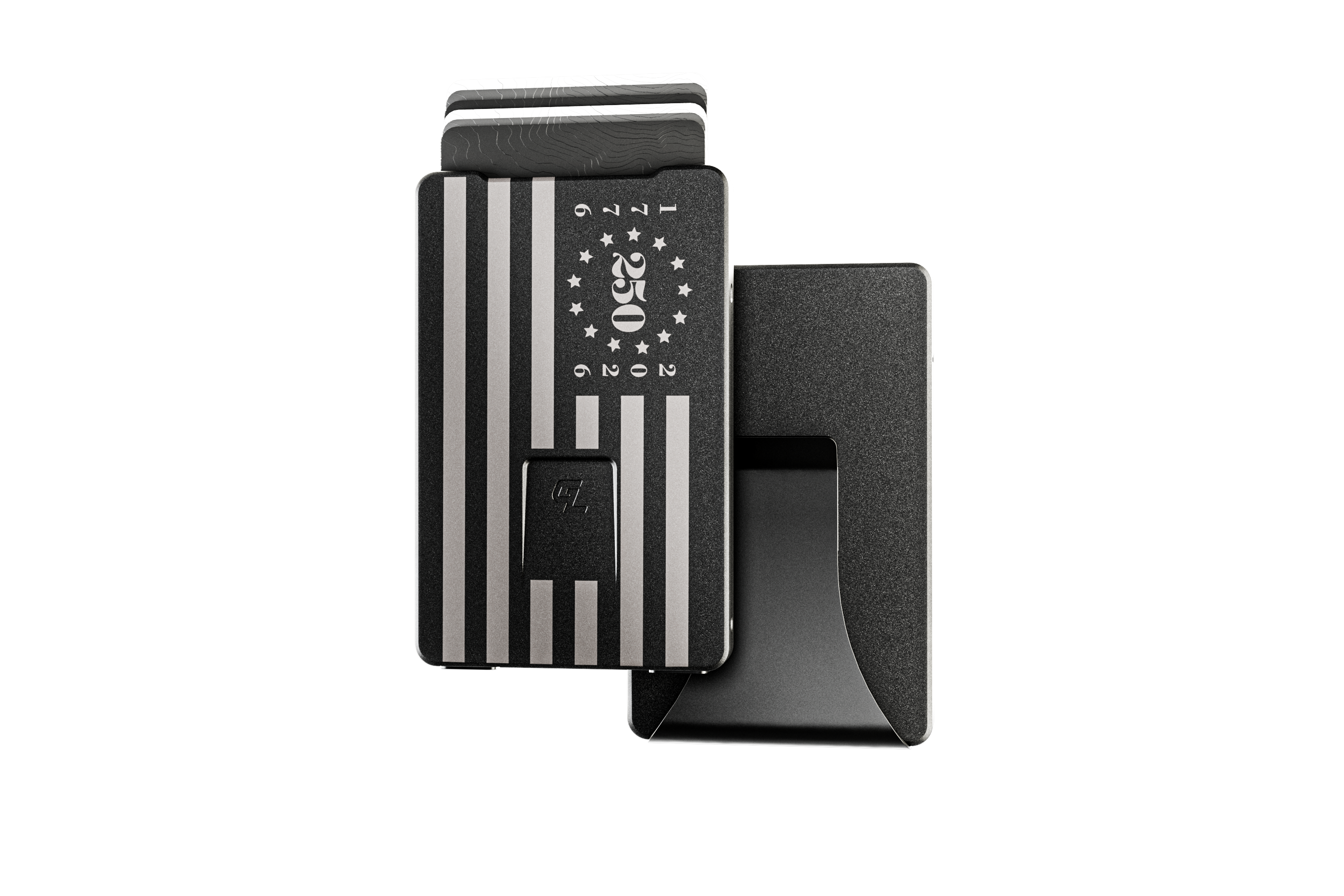 Groove Wallet® - Midnight Black 250th Flag