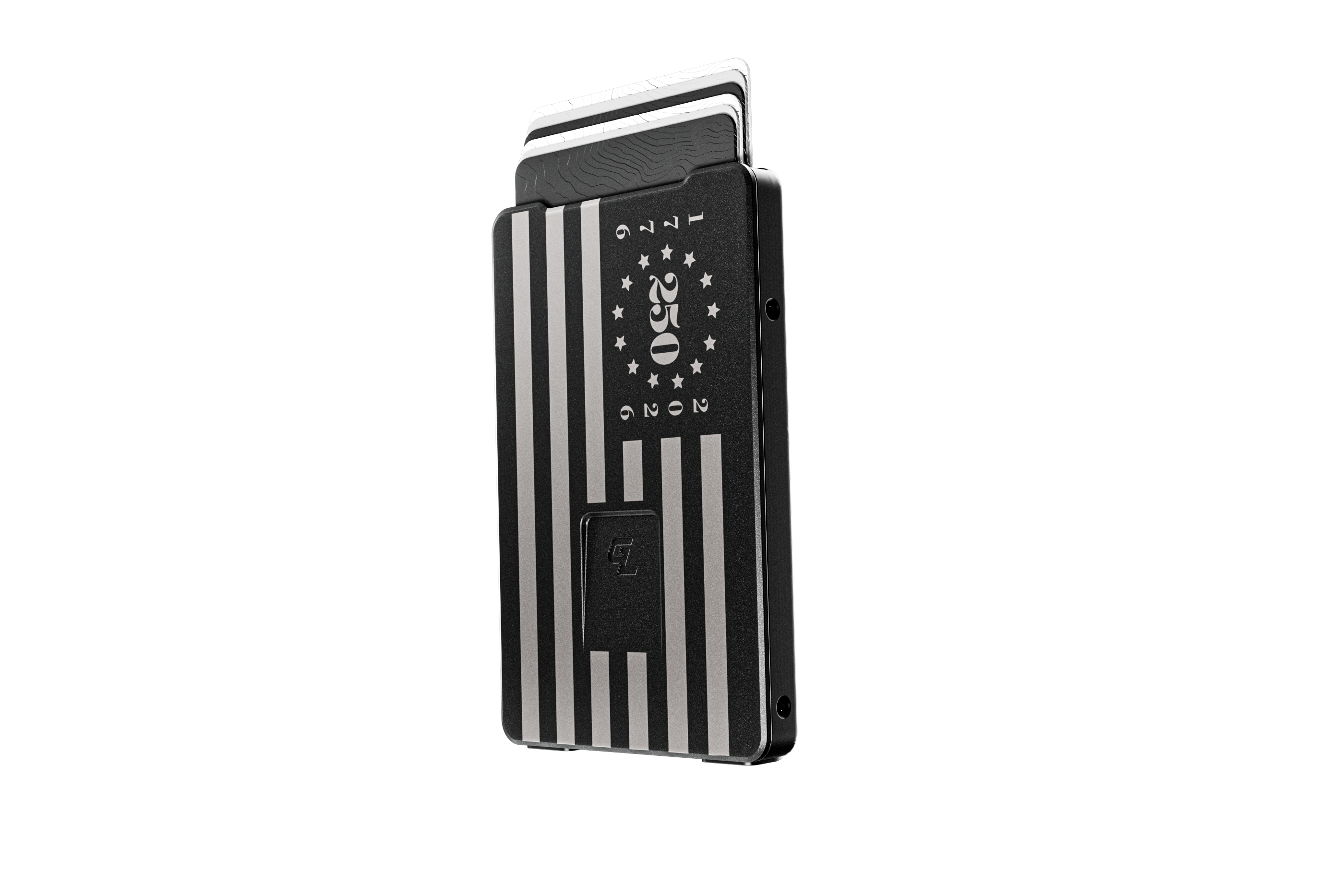 Groove Wallet® - Midnight Black 250th Flag