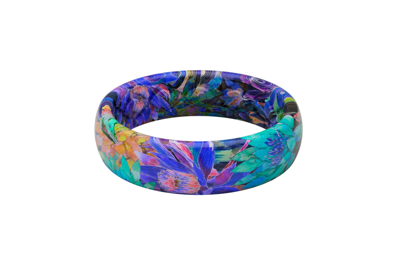 twilight blossom thin ring front