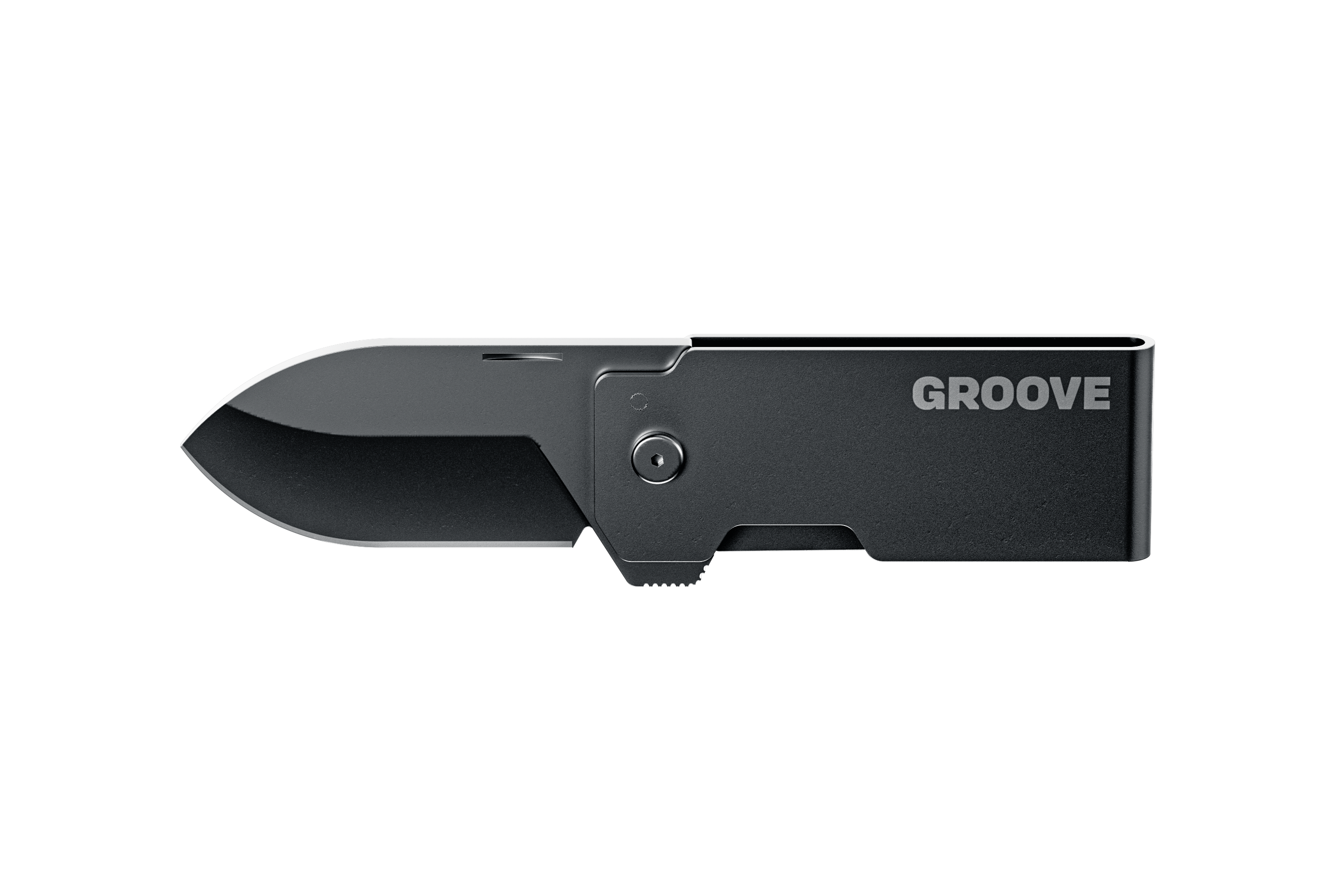 Groove® Money Clip Knife - Black