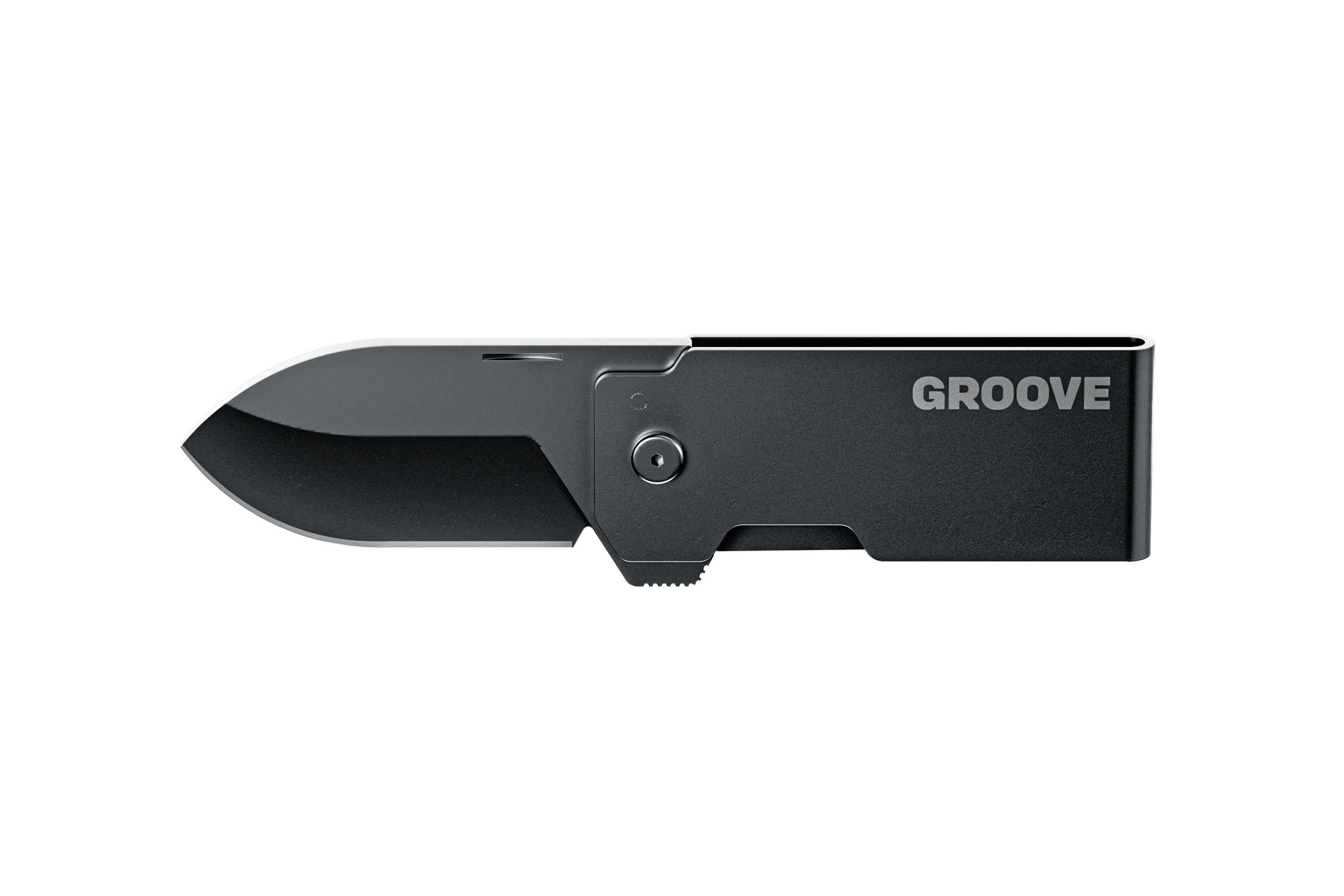 Groove® Money Clip Knife - Black