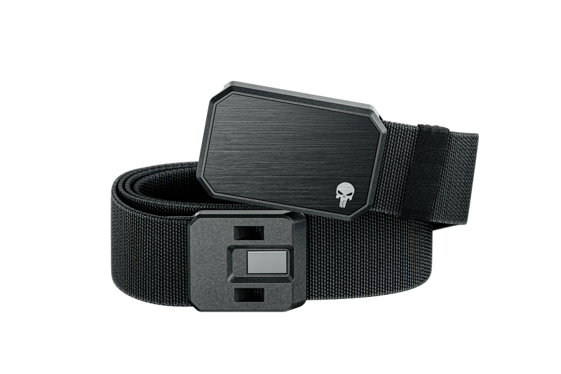 Groove Belt - Punisher Skull Black/Black