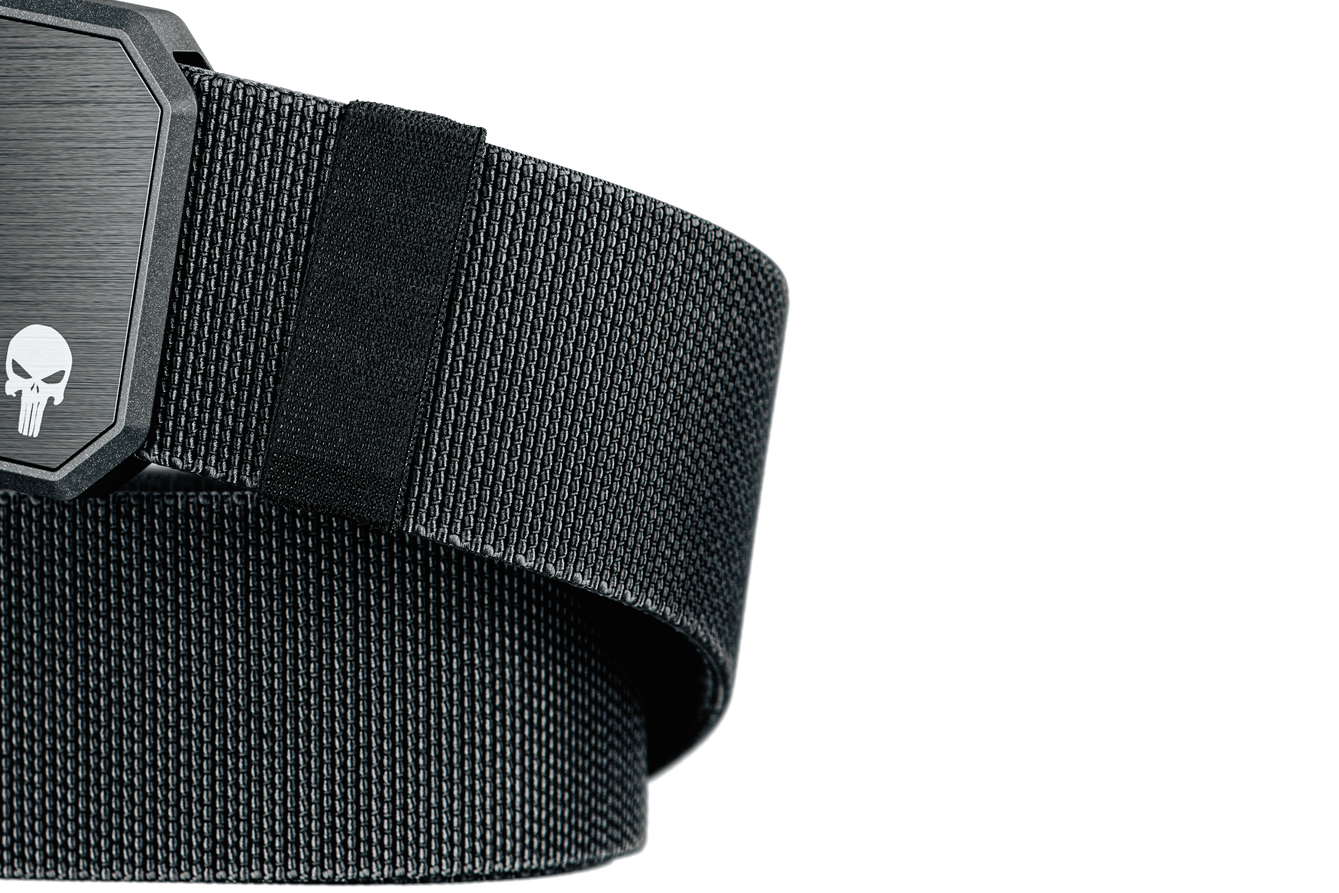 Groove Belt - Punisher Skull Black/Black
