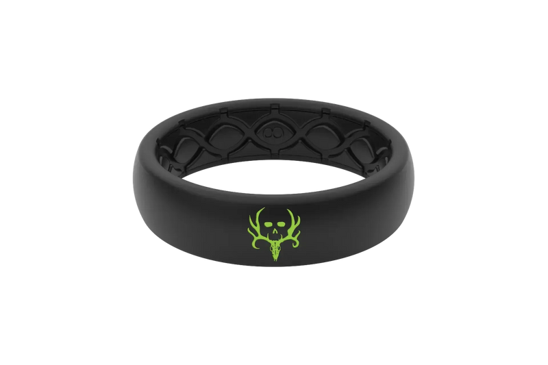 Thin Bone Collector Midnight Black  viewed front on