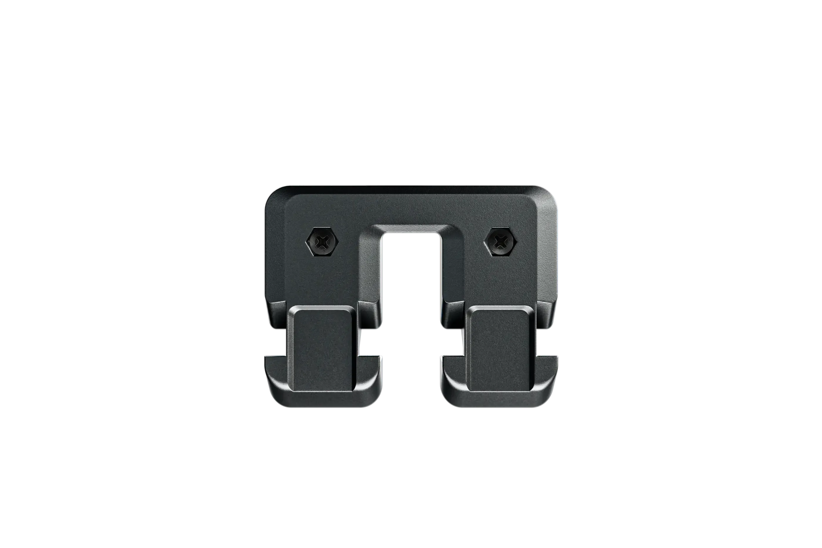 Groove belt hanger (mounted view) on a white background