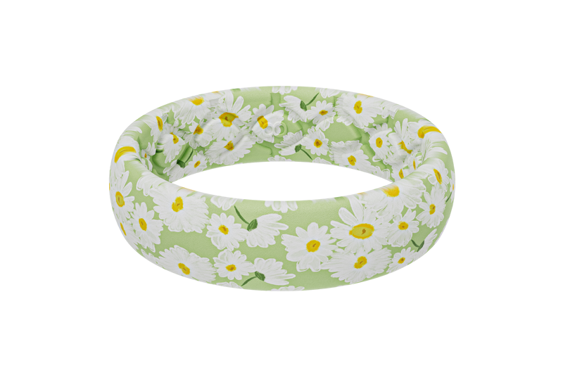 April Daisies Thin Ring
