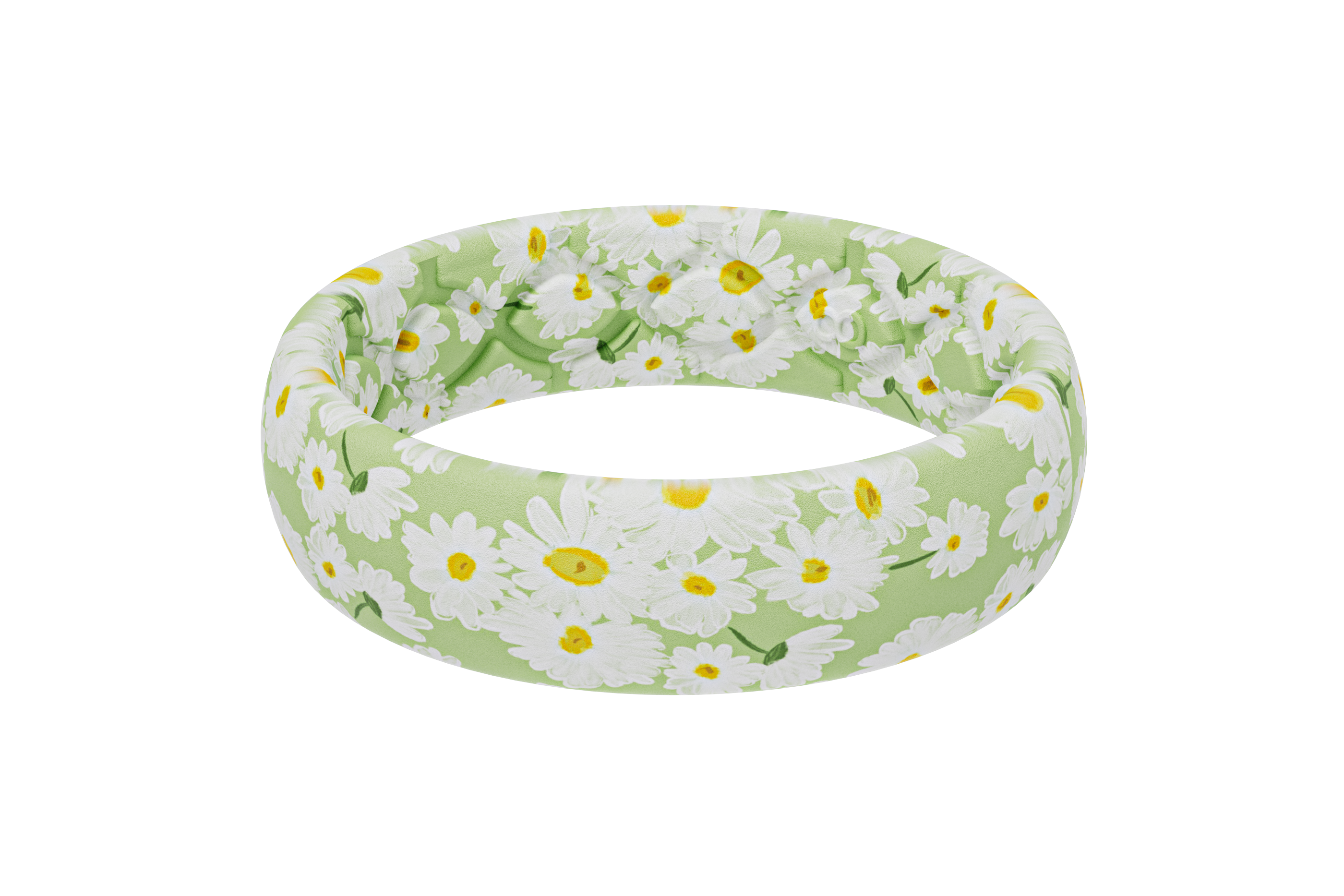 April Daisies Thin Ring