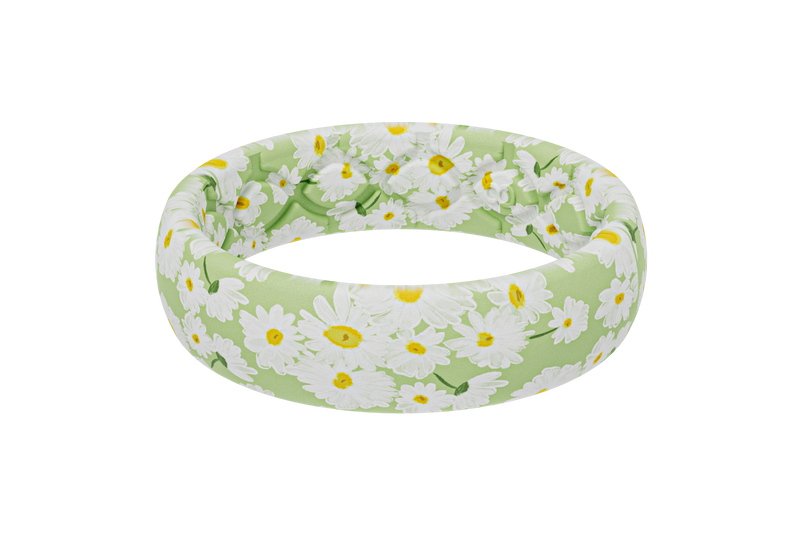 April Daisies Thin Ring