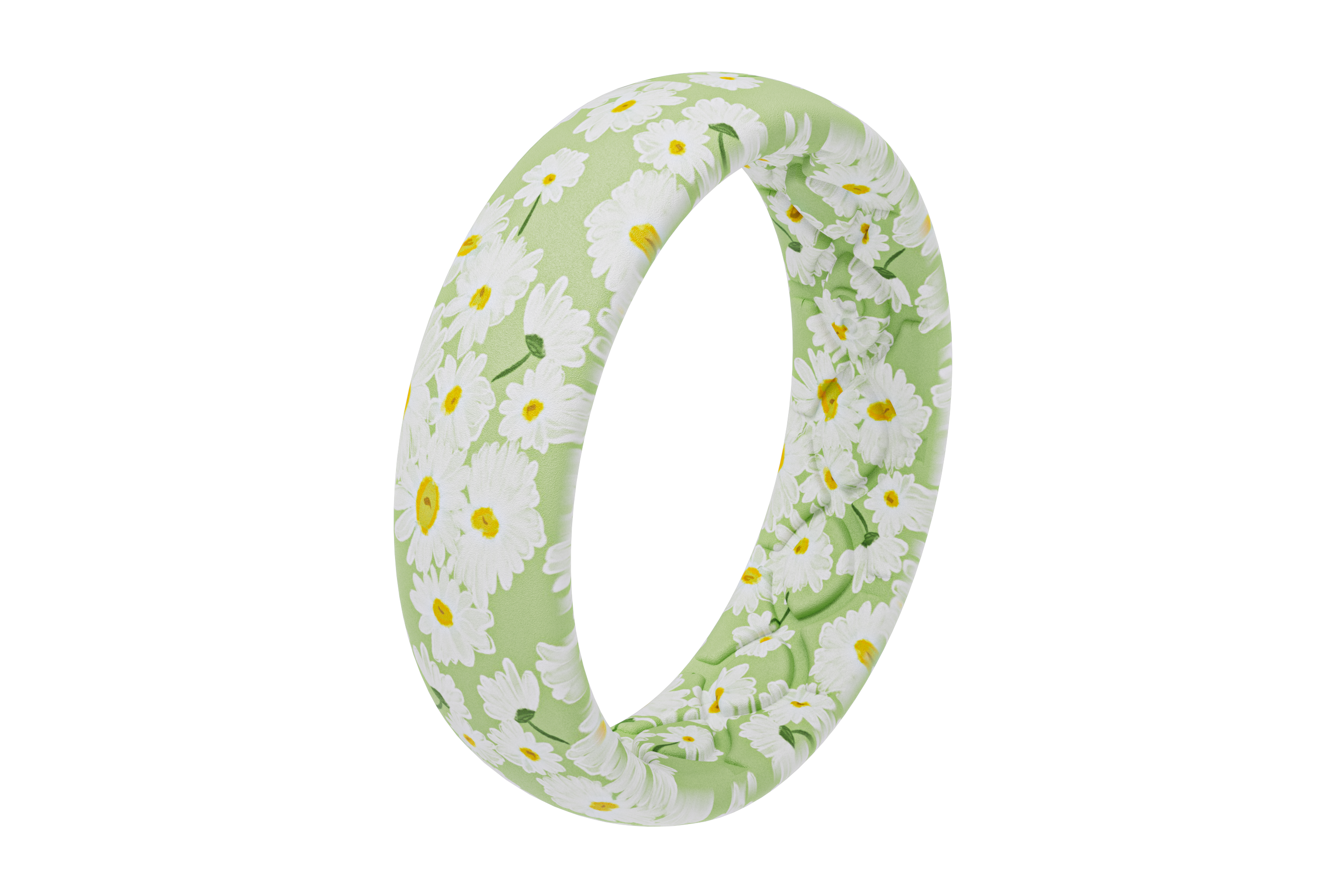 April Daisies Thin Ring