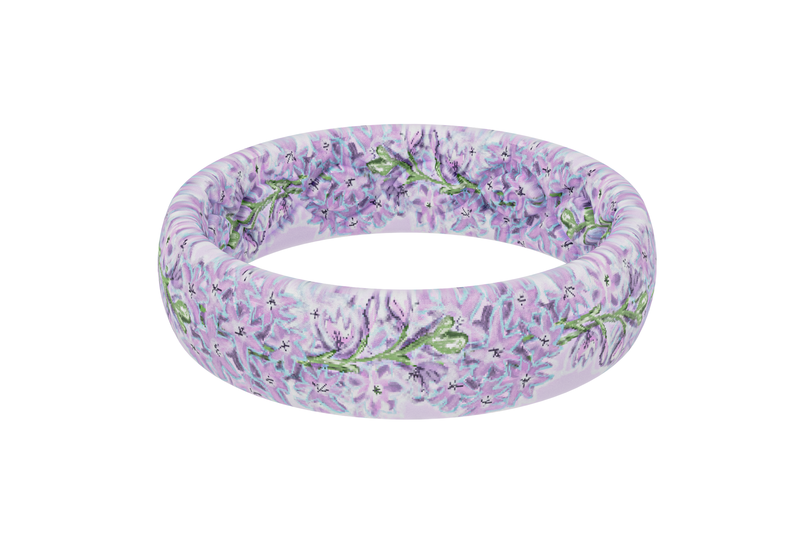 July Delphinium Thin Ring