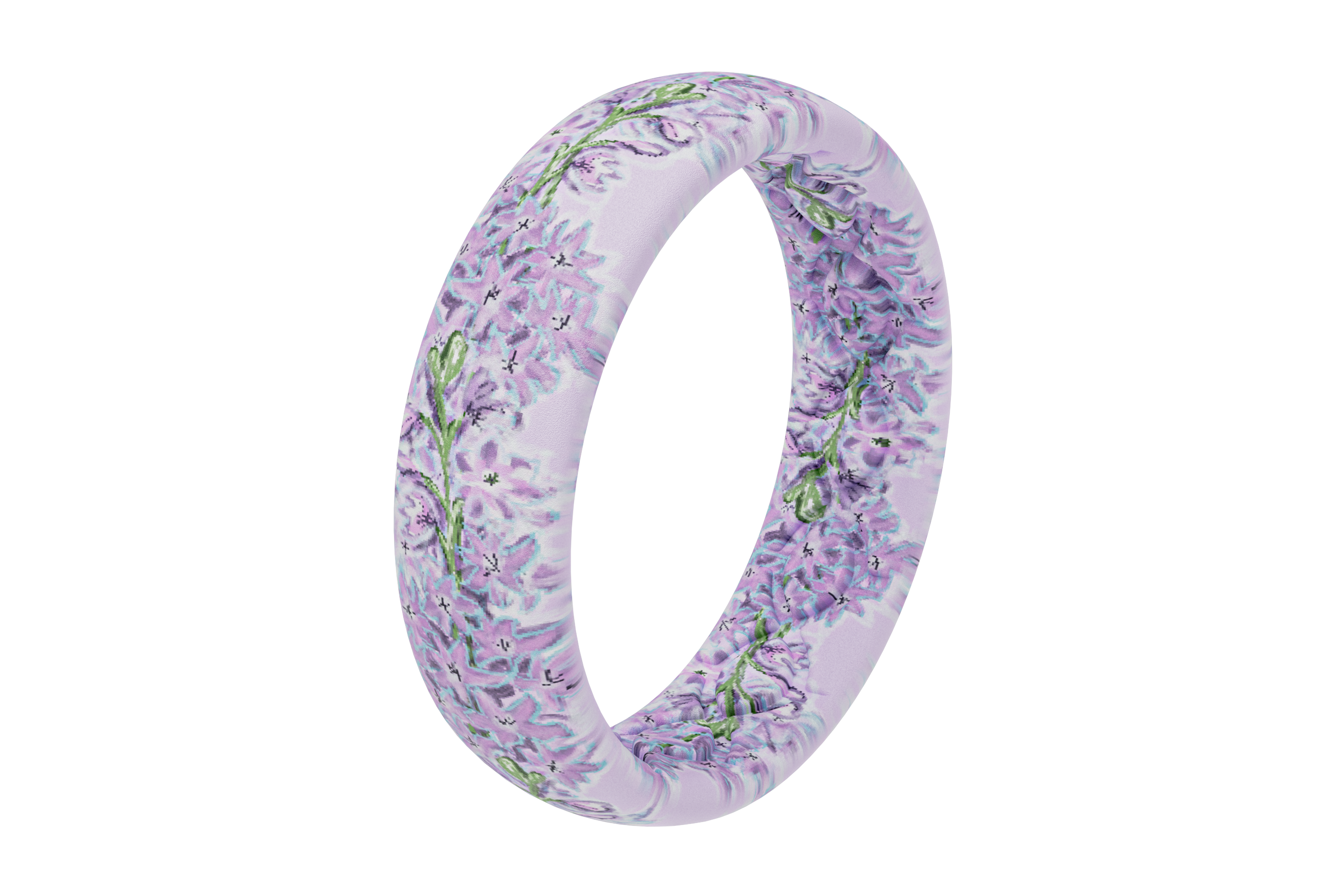 July Delphinium Thin Ring