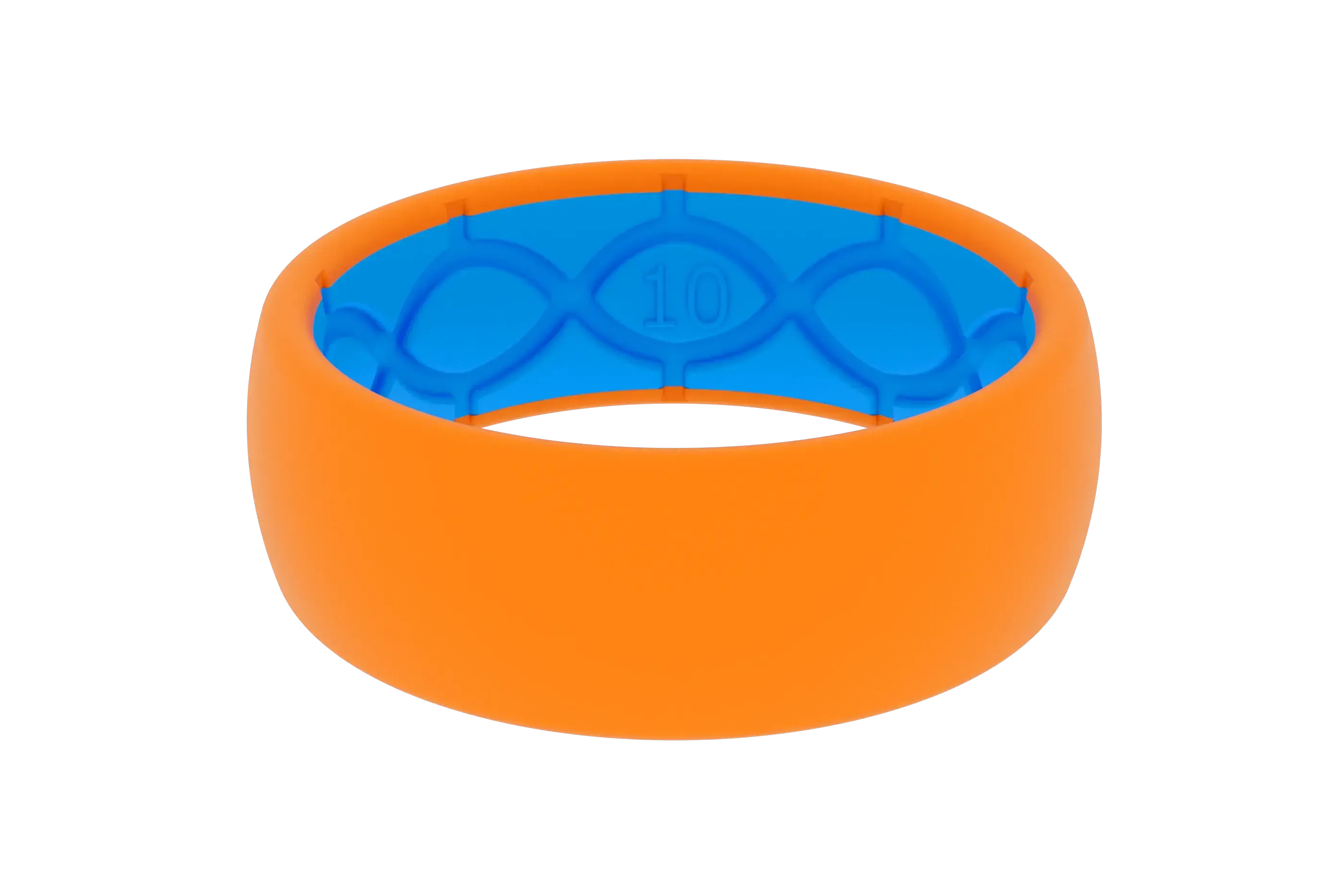 Blaze Orange Solid Ring view 1