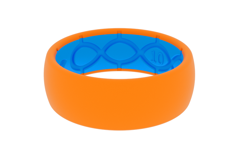Blaze Orange Solid Ring view 3