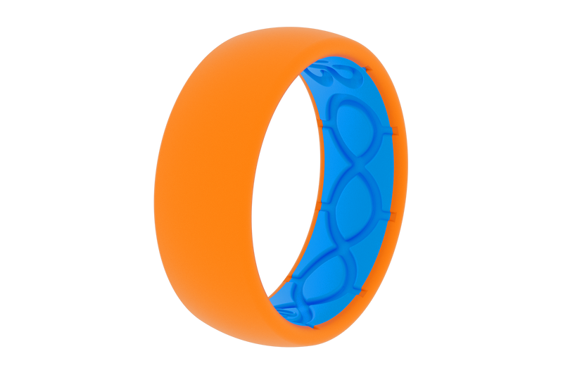 Blaze Orange Solid Ring view 2