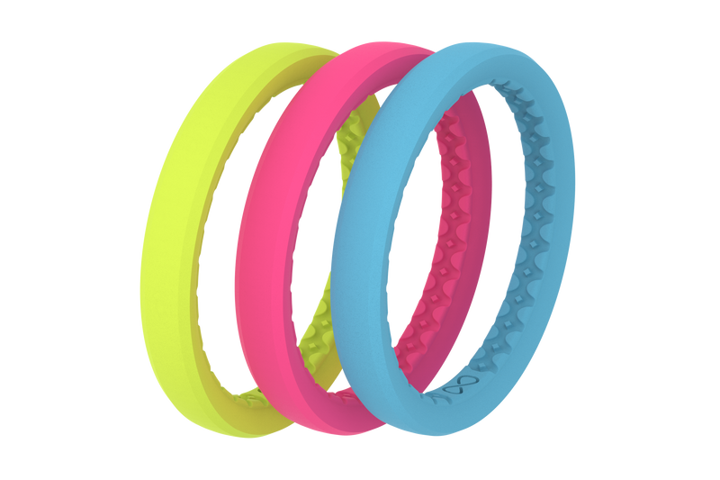 boardwalk stackable ring viewed on its side