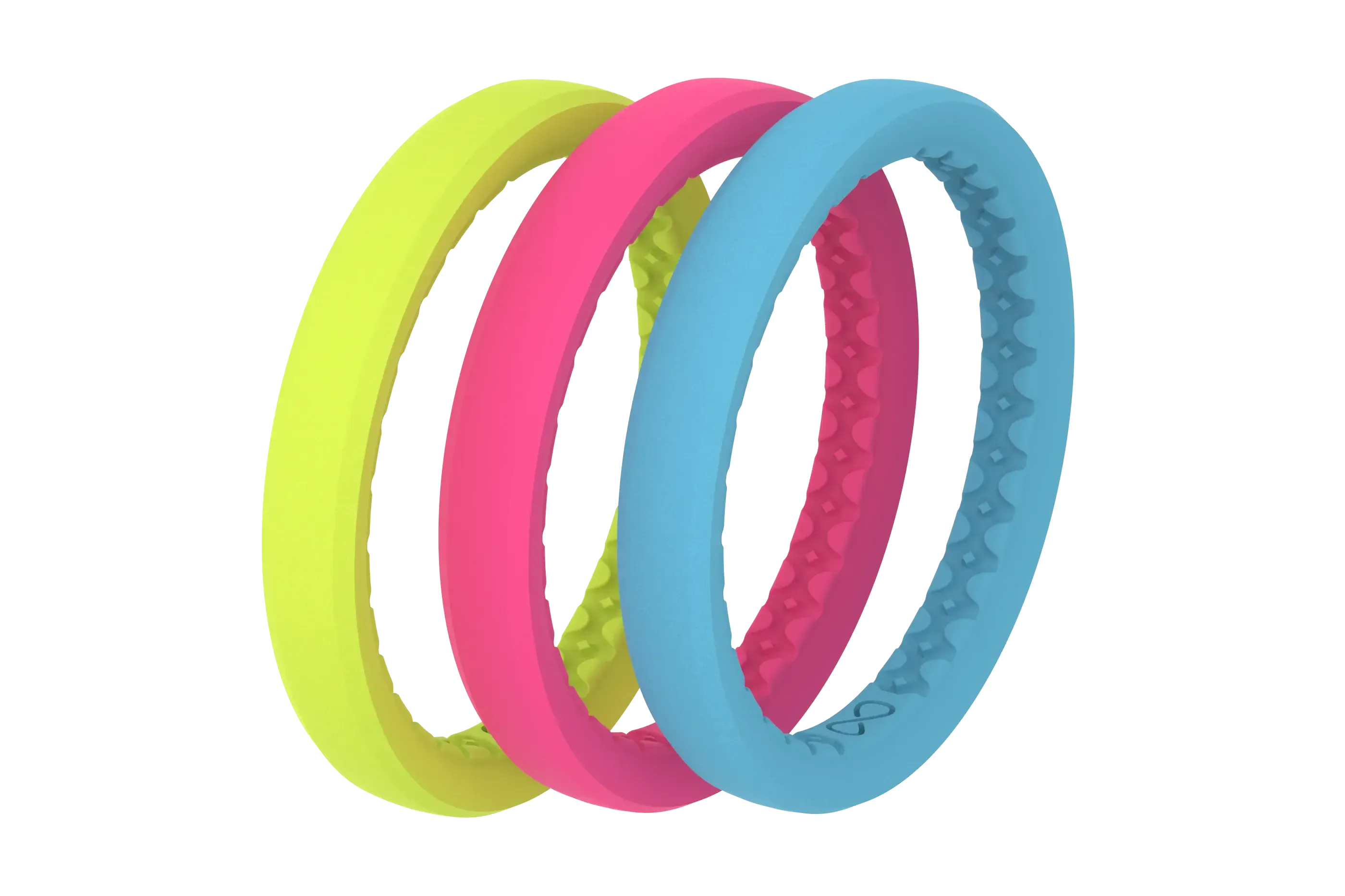 boardwalk stackable ring viewed on its side