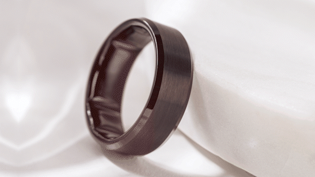 Metal rings don't breathe, so your finger sweats all day.