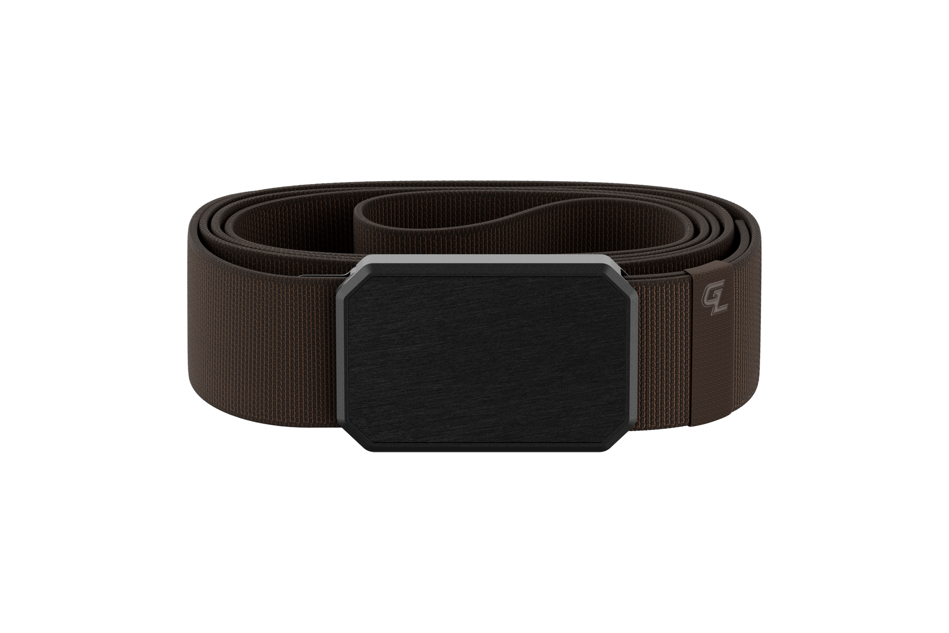 Brown Belt Strap with Black Buckle, Check Out Our Groove Belt™ Groove