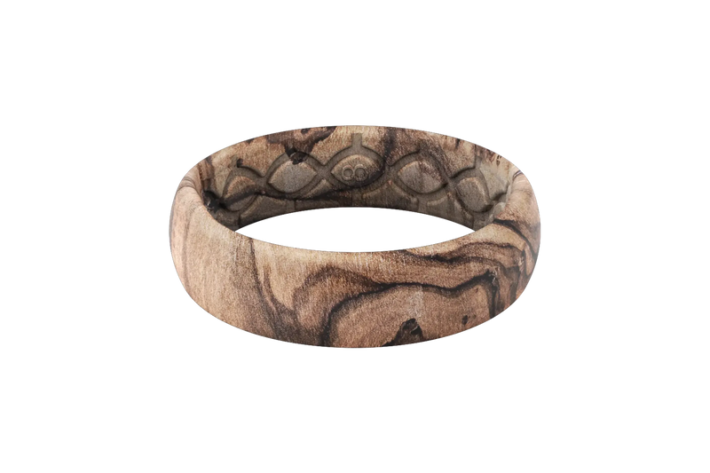 burled walnut thin ring front