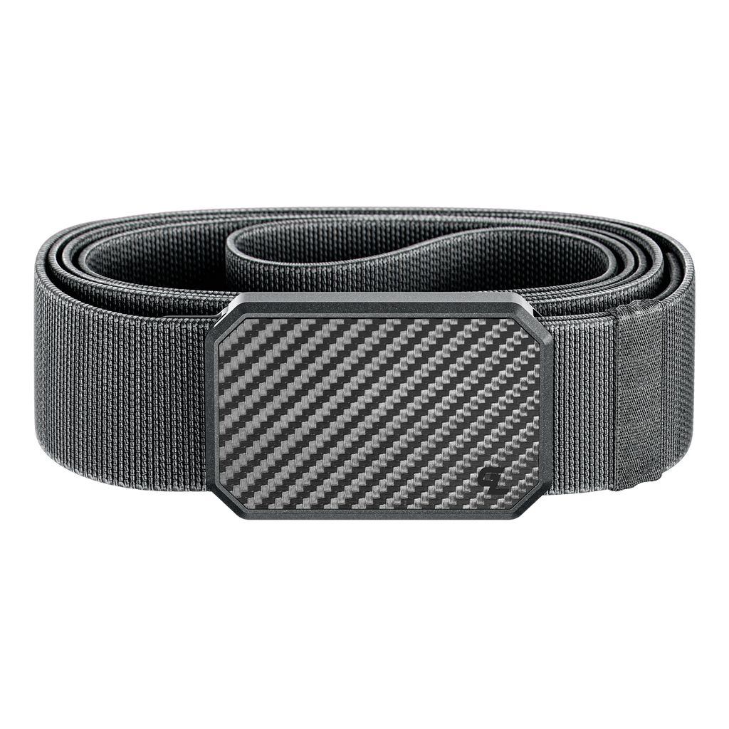 Grey Belt With Carbon Fiber Buckle from Groove Life