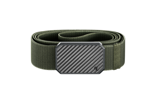 Groove Belt Carbon Fiber/Base Camp Green