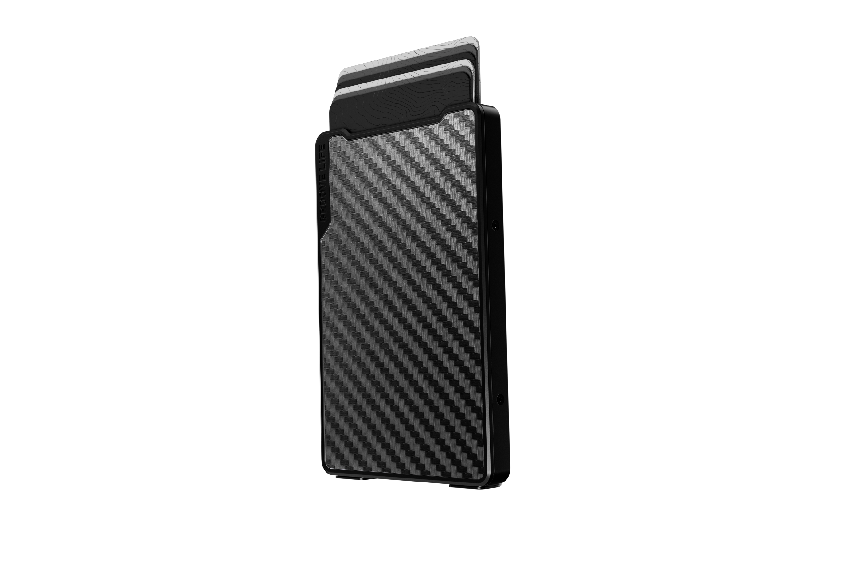 Groove Wallet® Carbon Fiber - Midnight Black