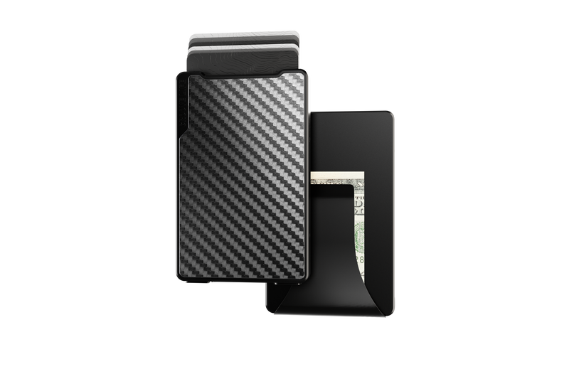 Groove Wallet® Carbon Fiber - Midnight Black