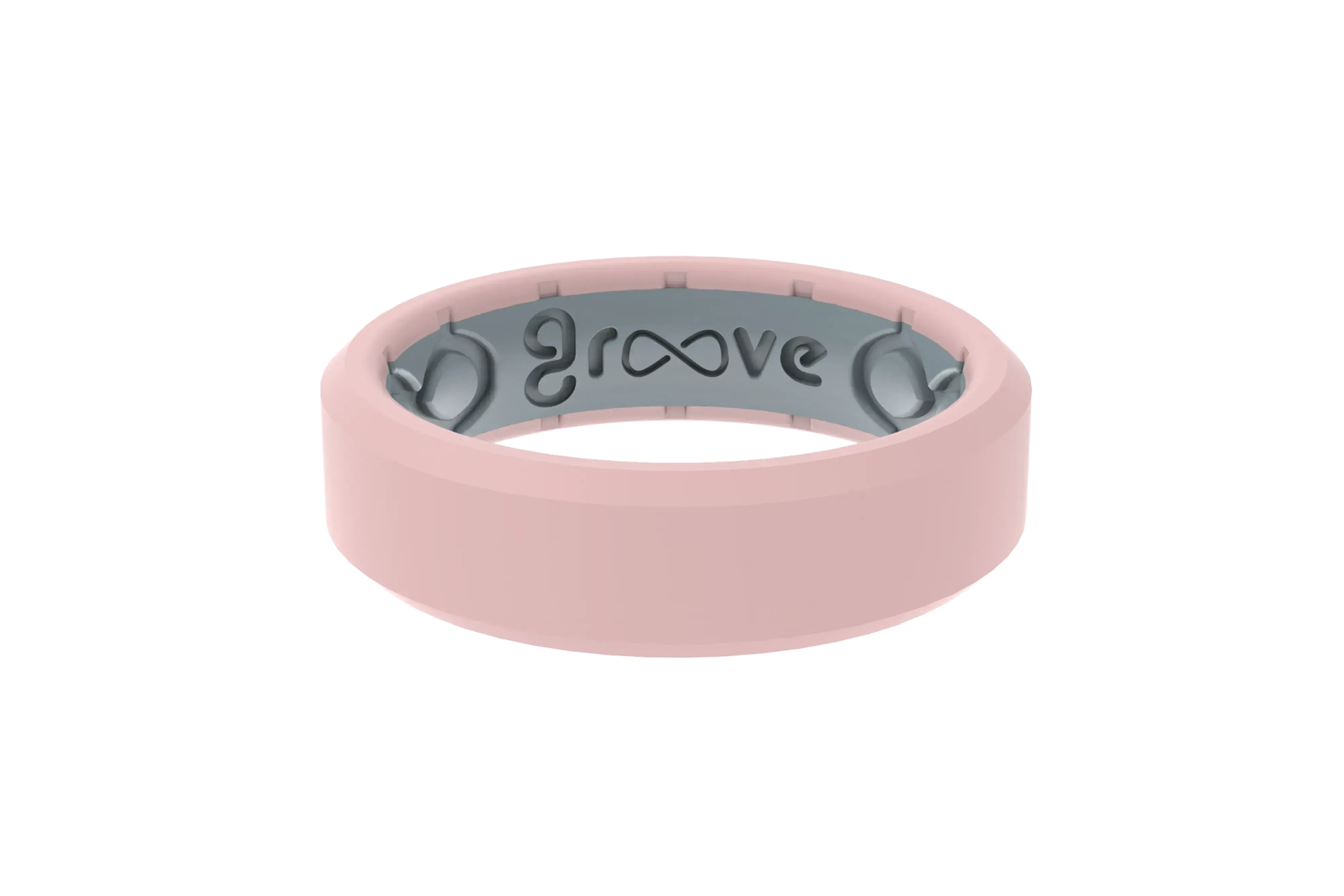 thin rose quartz ring 