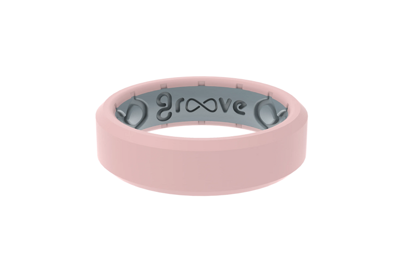 thin rose quartz ring 